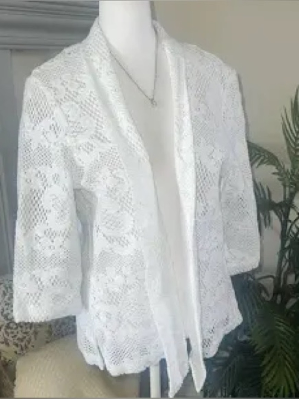 Drapers&Damons:XL, white net jacket